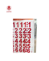 สติ๊กเกอร์ไดคัทตัวเลข ขนาด 2.5 ซม. ยี่ห้อ Croco