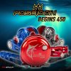 รอกตกปลาบึก/ทะเล Poseidon Begins 450 ผ้าเบรค HT-100