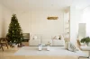 Sofa with an elegant christmas