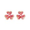 PRETTY PANSY EARRINGS