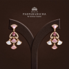 Padparadscha & Mother of Pearl Earring