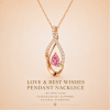LOVE & BEST WISHES PENDANT NECKLECE