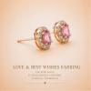 LOVE & BEST WISHES EARRING