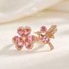 PANSY LOVEBIRDS RING