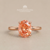 HOUSE OF PADPARADSCHA SOLITAIRE RING