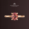 HOUSE OF PADPARADSCHA SOLITAIRE RING
