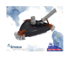 CE318 หัวดูดตะกอนสามเหลี่ยม emaux CleanTop Series/Professional Triangular Vacuum Cleaner