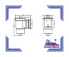 EM0010-RC EMAUX skimmer for concrete pools