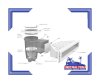 EMO180TS-SV "EMAUX" Wide Mount Wall Skimmer for Vinyl Pool