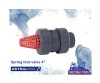 Spring foot valve 4"