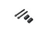 Runstock Titanium Grade 5 Bolts (2 pcs) + CNC Aluminum Caliper Spacer Kit – Single Brake Caliper Mount (1 Set)