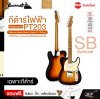กีต้าร์ไฟฟ้า คอไม้เมเปิ้ลเผา ทรงเทเล ฮัมบัคกิ้งตัดซิงเกิ้ลคอยล์ได้ Paramount PT203 Telesonic Series Electric Guitar H-H Pickup