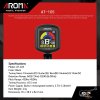 เครื่องตั้งสายกีต้าร์ จูนเนอร์ มีแบตในตัวชาร์จไฟได้ AROMA AT-105 Rechargeable Clip Tuner แถมสายชาร์จ USB , คู่มือ