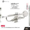 ทรัมเป็ต แตรทรัมเป็ต บีแฟลต สีนิกเกิล พร้อมอุปกรณ์ครบชุด Golden Cup JY-1401N (Nickel) Bb Trumpet