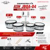 กลองควอททอม 4 ใบ Quad Tom Drum ASH JBQA-04 สีขาว ขนาด 8 นิ้ว , 10 นิ้ว , 12 นิ้ว , 13 นิ้ว แถมชุดอาร์มสะพาย , ไม้ตีกลอง , กุญแจกลอง