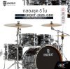 กลองชุด 5 ใบ KINGZBEAT CKGKT-2026-GBO Competition King Acoustic Drum Set ,หนัง Remo UC Series ,Hardware , กระเดื่องเดี่ยวโซ่คู่ อุปกรณ์เสริมฉาบแฉและเก้าอี้