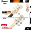 กีต้าร์เบส กีต้าร์เบสไฟฟ้า 5 สาย ทรงแจ๊สเบส Paramount PB103 Jazz Bass Electric Guitar Bass 5 String