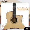 กีต้าร์โปร่ง (โปร่งไฟฟ้า) 41 นิ้ว ทรง GA คอต่อแบบ Diamond Joint เสริมความแข็งแรง Mentreel HB-8 GAC Acoustic Guitar