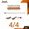 คันชักไวโอลิน ไม้ฮาร์ดวู๊ด FITNESS MV700BW Violin Bow Hard Wood Stick with Rosewood Frog