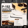เปียโซ่ กีต้าร์โปร่ง แบบแท่ง ขนาด 69 x 2.8 x 2.8 mm. AUDEX P-152 Piezo Under Bridge Saddle Pickup for Acoustic Guitars
