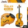 ไวโอลิน 4/4 ไม้หน้าสปรูซแท้ ไม้หลังและข้างเมเปิลแท้ หลังลายเสือ Artificial Flame Violin 4/4 FITNESS MV014W