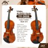 ไวโอลิน ขนาด 4/4 ตัวเคลือบเงา ลายเนื้อไม้สน AUDEX YV-3006 4/4 Violin Top Linden Spruce , Hardwood Parts