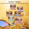 Gorgeous Olivia Lucky 7 Days (+ Tweezers) กรอเจียส โอลิเวีย โชคดี 7 สี ซีรีส์ ขนตาปลอมไม่ใช้กาว