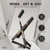 Y.O.U Express On Point Eyeliner วาย โอ ยู อายไลเนอร์ หัวแปรงปลายแหลมนุ่ม แห้งไว ติดทนนาน