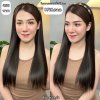 รหัส K41 - วิกคาดประดับเพชรครึ่งศีรษะ (ตรงยาว) ความยาว 65 ซม. (แถมเน็ต+หวี)