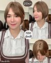 เบอร์ 20 Rika - วิกผมซอยสั้นมาก ความยาว 30ซม. หนังศีรษะเทียมซิกแซก  (แถมเน็ต+ขาตั้ง+ของแถม)