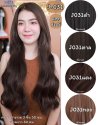 รหัส J031 - แฮร์พีชแบบแบ่งติด ผมลอนปลาย มี 2 ความยาว ความยาว 45 ซม. และ ความยาว 60 ซม (ความกว้างต่อ 1 แพ 10 ซม.) - แถมหวี -