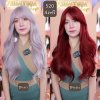 รหัส IF - วิกผมลอนสวอนยาว - หน้าม้า (ป้ายขาว) ความยาว 67 ซม. (แถมเน็ต+ขาตั้ง+ของแถม)