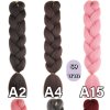 ไหมไฟเบอร์ ไหมถักผม ถักเปีย : 1 สีใน 1 ชิ้น (ความยาว 60 ซม.)