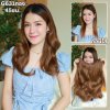 รหัส G631 - แฮร์พีชตัว V ความยาว 45 ซม. และ รหัส G632 ความยาว 55 ซม. ผมลอน - ความกว้าง 29ซม.