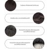รหัส S189 - วิกผมสั้นทอเครื่องหนังศีรษะเทียมซิกแซก ความยาว 35 ซม. : สีแดง (แถมเน็ตตาข่ายสีดำ+ขาตั้ง+ของแถม)