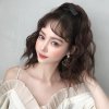 รหัส M61 : หางม้าผูกผมลอนหยิก : (ป้ายชมพู) ความยาวประมาณ 40 ซม. ไหมสังเคราะห์เกรดดี คุณภาพดี ไม่มีเงา - แถมหวี -