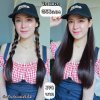 รหัส G53 วิกหมวกแก๊ปสีดำ : ผมด้านในตรงยาว **แถมเน็ต+ขาตั้ง+ของแถม**