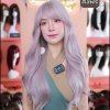 รหัส IF - วิกผมลอนสวอนยาว - หน้าม้า (ป้ายขาว) ความยาว 67 ซม. (แถมเน็ต+ขาตั้ง+ของแถม)