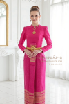 ชุดไทยบรมพิมาน สีบานเย็น (TB 026)