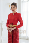 ชุดไทยบรมพิมาน สีแดง (TB 024)