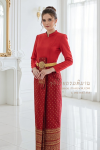 ชุดไทยบรมพิมาน สีแดง (TB 024)
