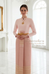 ชุดไทยบรมพิมาน สีโอล์ดโรส (TB 013)