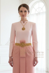 ชุดไทยบรมพิมาน สีโอล์ดโรส (TB 017)