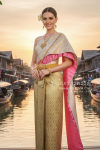 ชุดไทยจักรพรรดิ สีกลีบบัว (TCP 016)