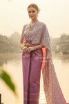 ชุดไทยจักรพรรดิ สีชมพูกลีบบัว (TCP 020)