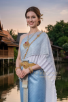 ชุดไทยจักรพรรดิ สีฟ้า (TCP 024)