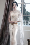 ชุดไทยจักรี สีครีม (TCK 001)