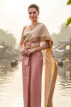ชุดไทยจักรี สีชมพู (TCK 013)