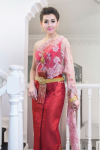 ชุดไทยจักรี สีแดง (TCK 004)
