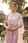 ชุดไทยจักรี สีชมพูอ่อน (TCK 030)